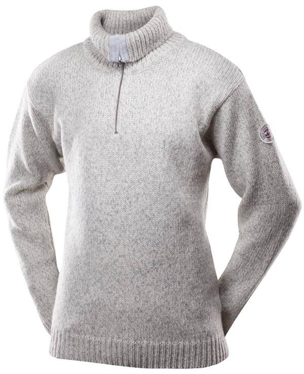 Devold Nansen Zip neck Luonnonvalkoinen L