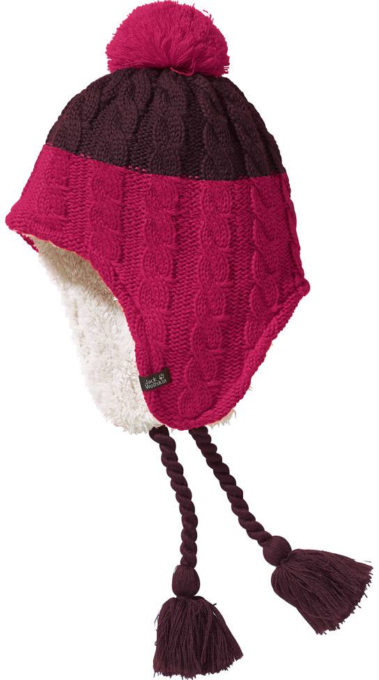 Polar Bear Knit Hat Kids Tummanpunainen S