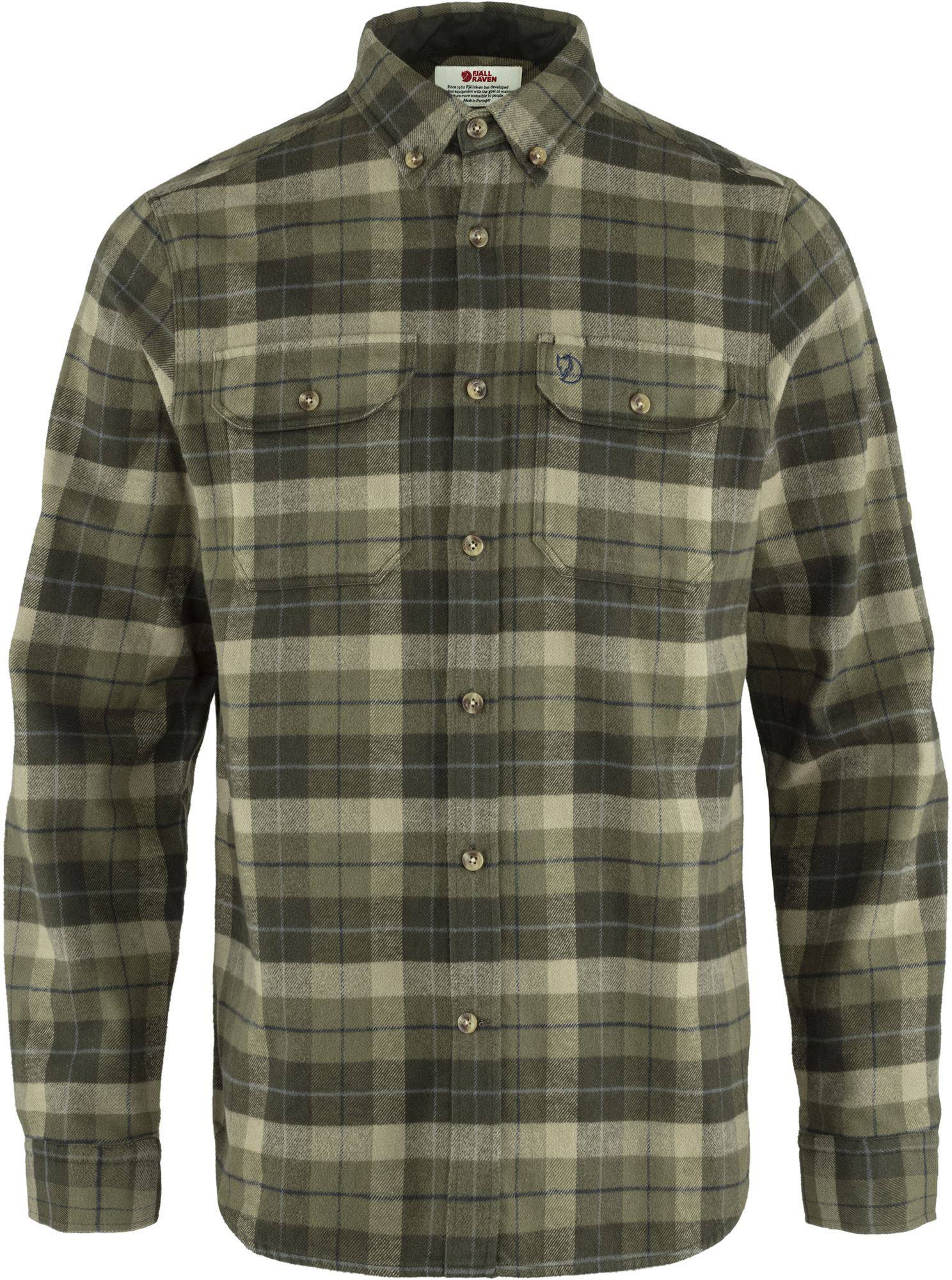 Singi Heavy Flannel Shirt Vihreä/Deep Forest S