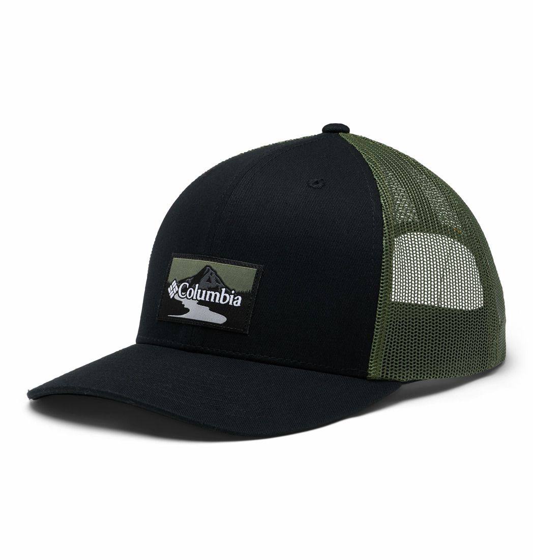 Columbia Mesh Snap Back Hat Musta / Vihreä