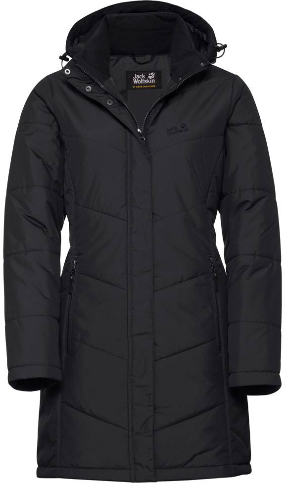 Jack Wolfskin Svalbard Coat Women Musta XXL