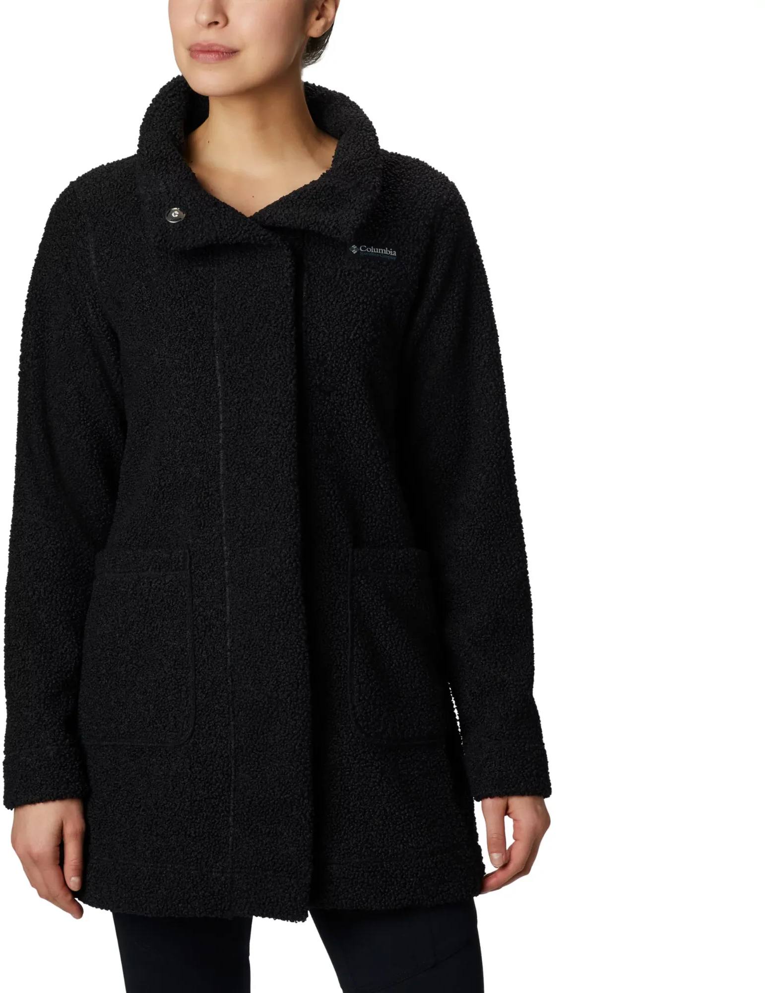 Women’s Panorama Long Jacket Musta XS