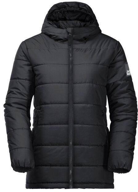 Jack Wolfskin Spirit Ins Long Jacket Y Musta 152