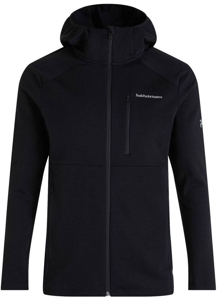 Peak Performance Men’s Vertical Mid Zip Hood Musta XXL