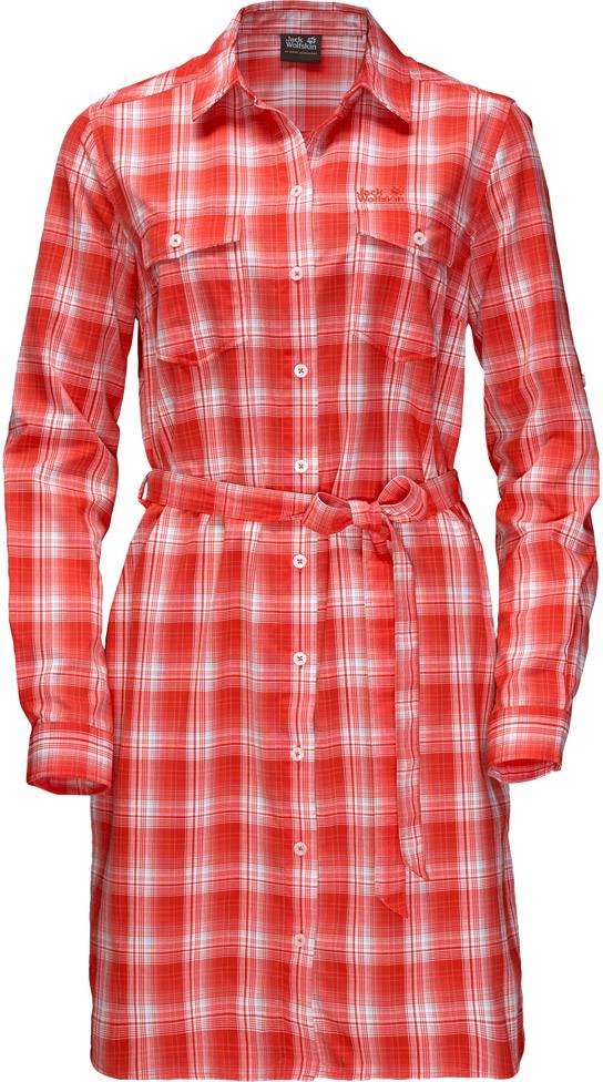 ROCK CHILL DRESS Fiery red checks M