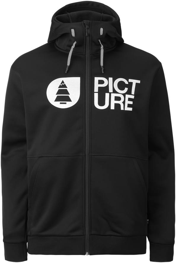 Picture Organic Clothing Park Zip Tech Hoodie Musta M