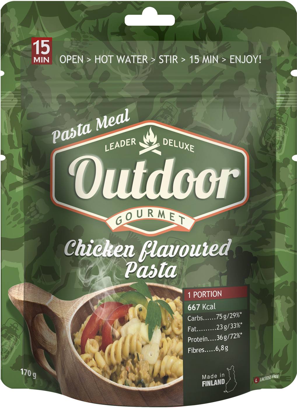 Outdoor Chicken Flavoured Pasta