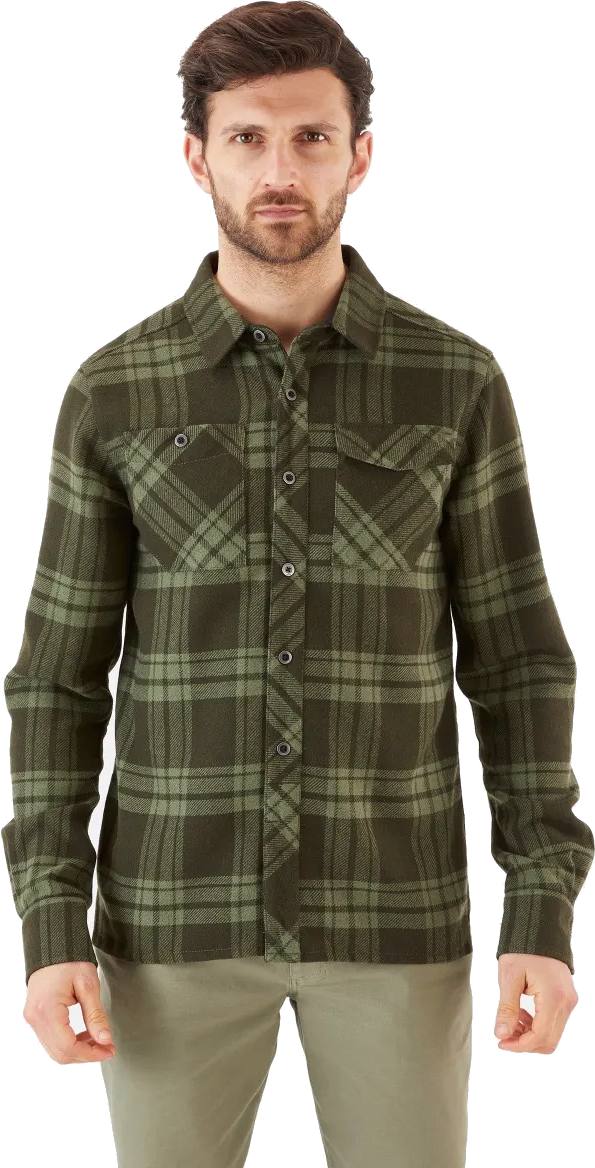 Men’s Perimeter Wool Blend Shirt Vihreä M