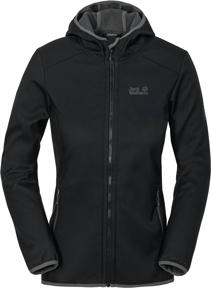 Grand Valley Softshell Jkt Musta XS