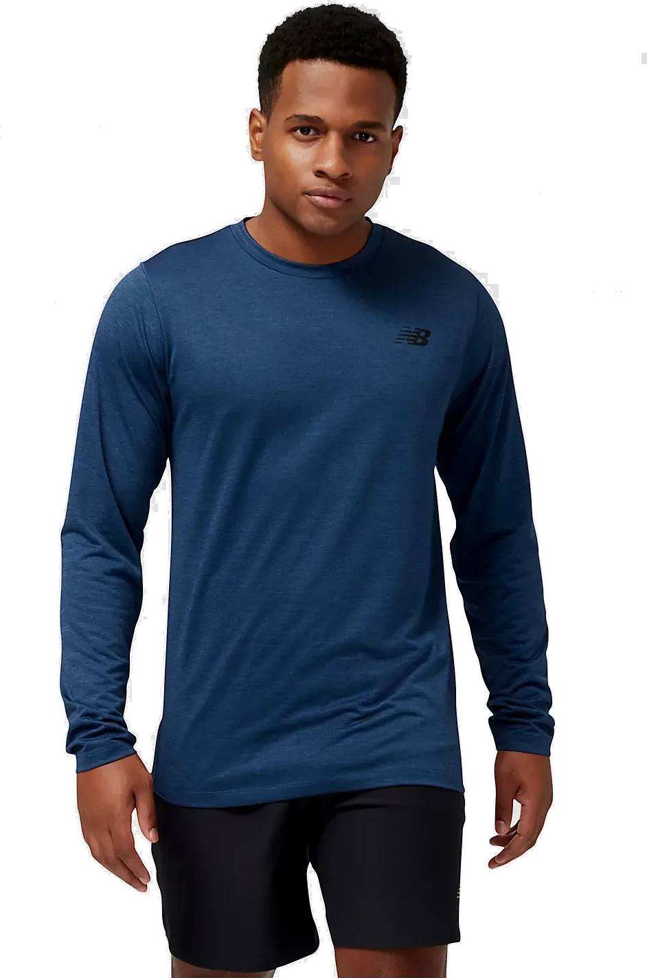 New Balance Men’s Tenacity LS Tee Navy XL