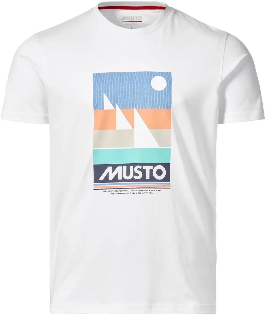 Musto Men’s Marina Graph Tee Valkoinen XL