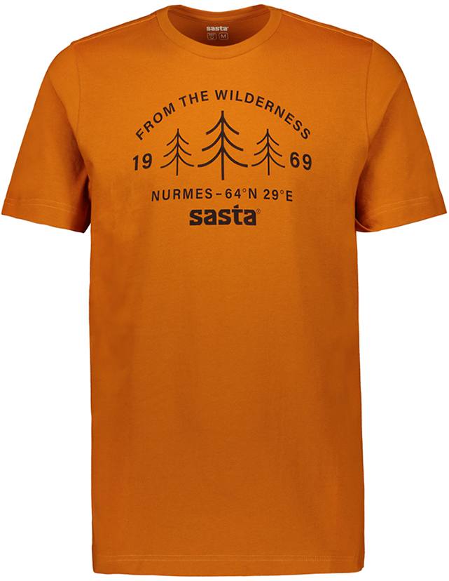 Sasta Wilderness Tee Oranssi M