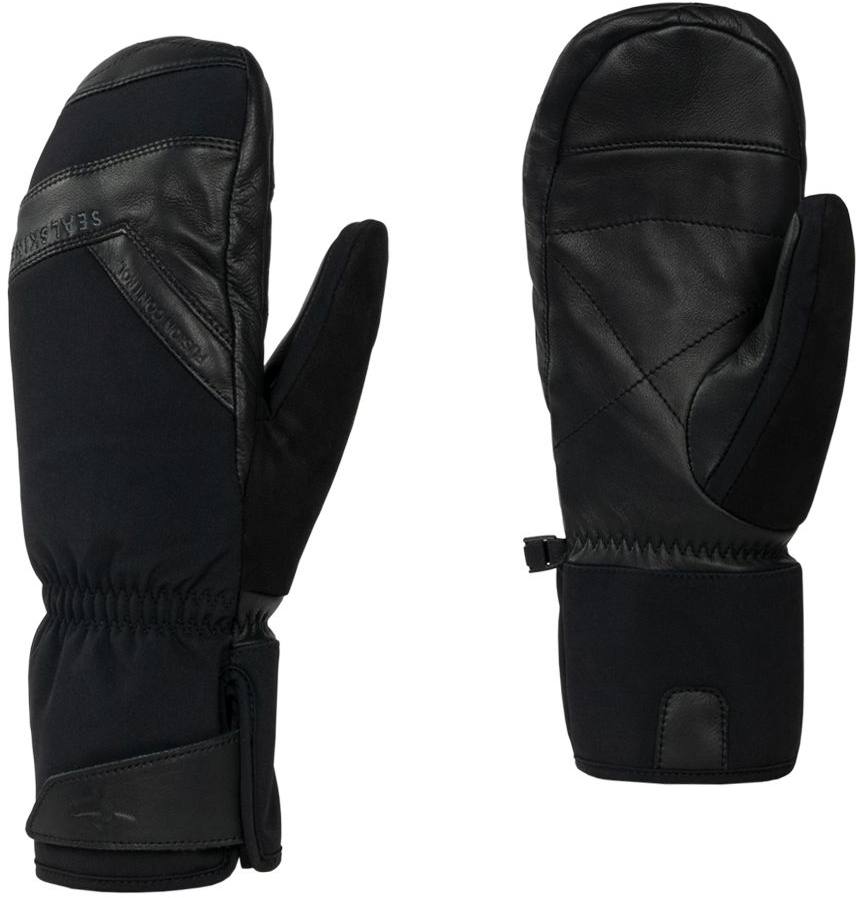 Waterproof Extreme cold weather insulated finger-mitten with Fusion Control Musta XXL