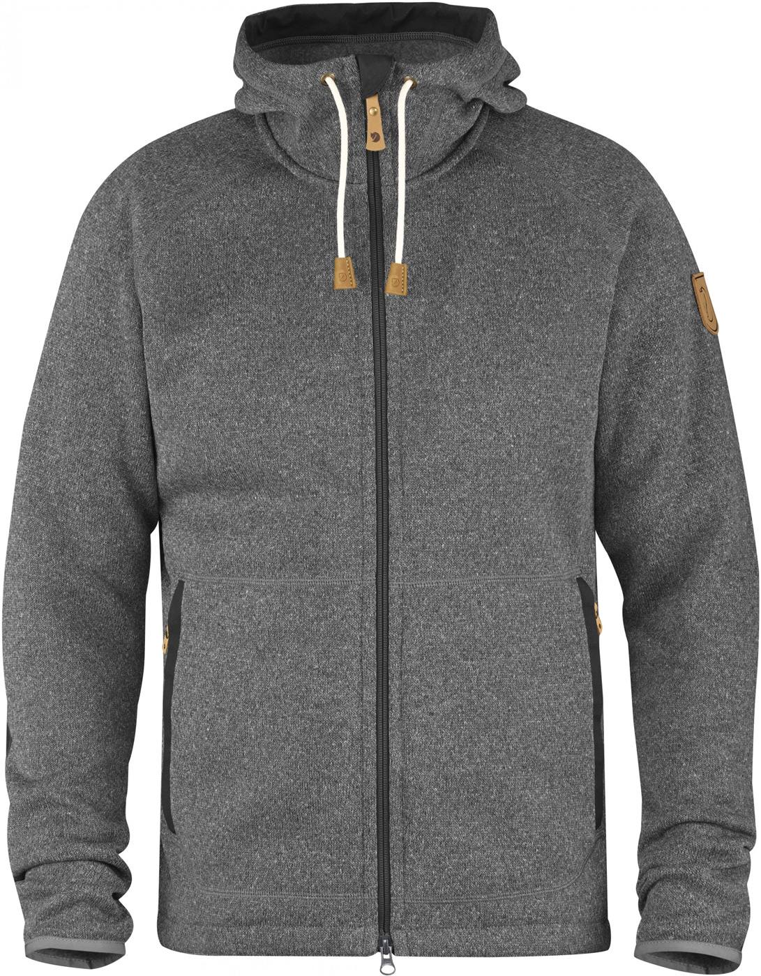 Övik Fleece Hoodie Dark grey L