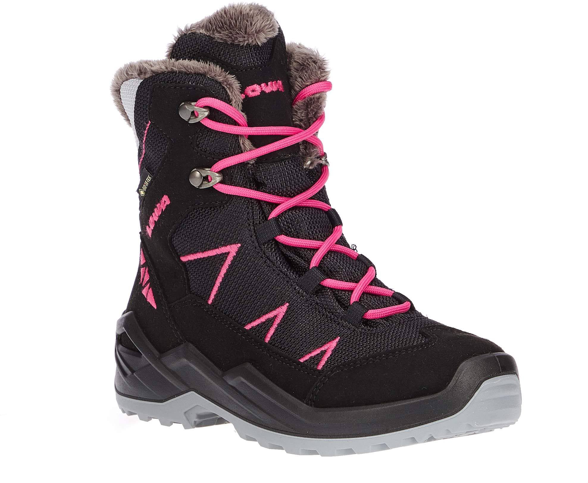 Lowa Jonas GTX Jr Musta/Fuksia 32