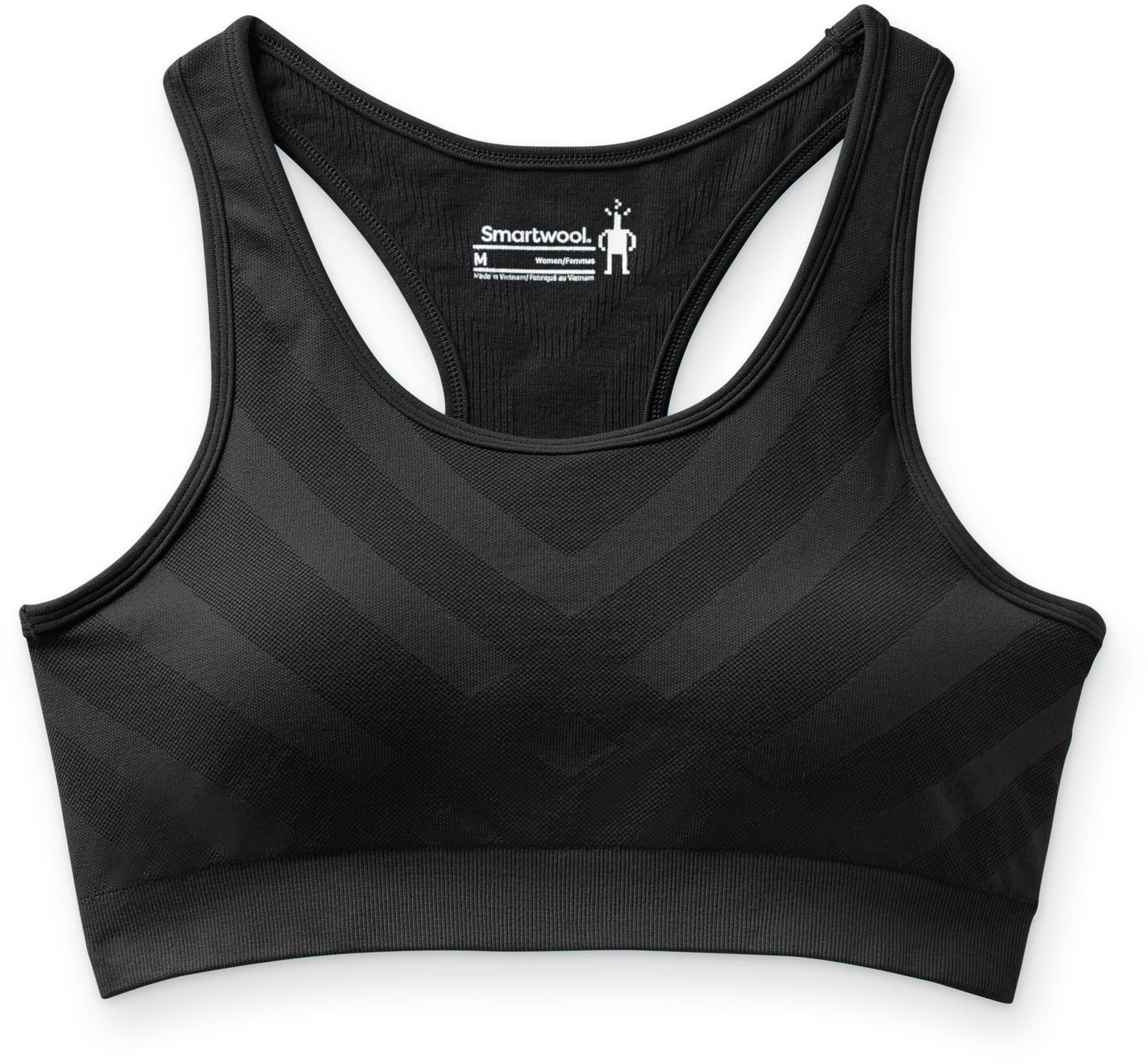 SmartWool Women’s Seamless Racerback Bra Musta M