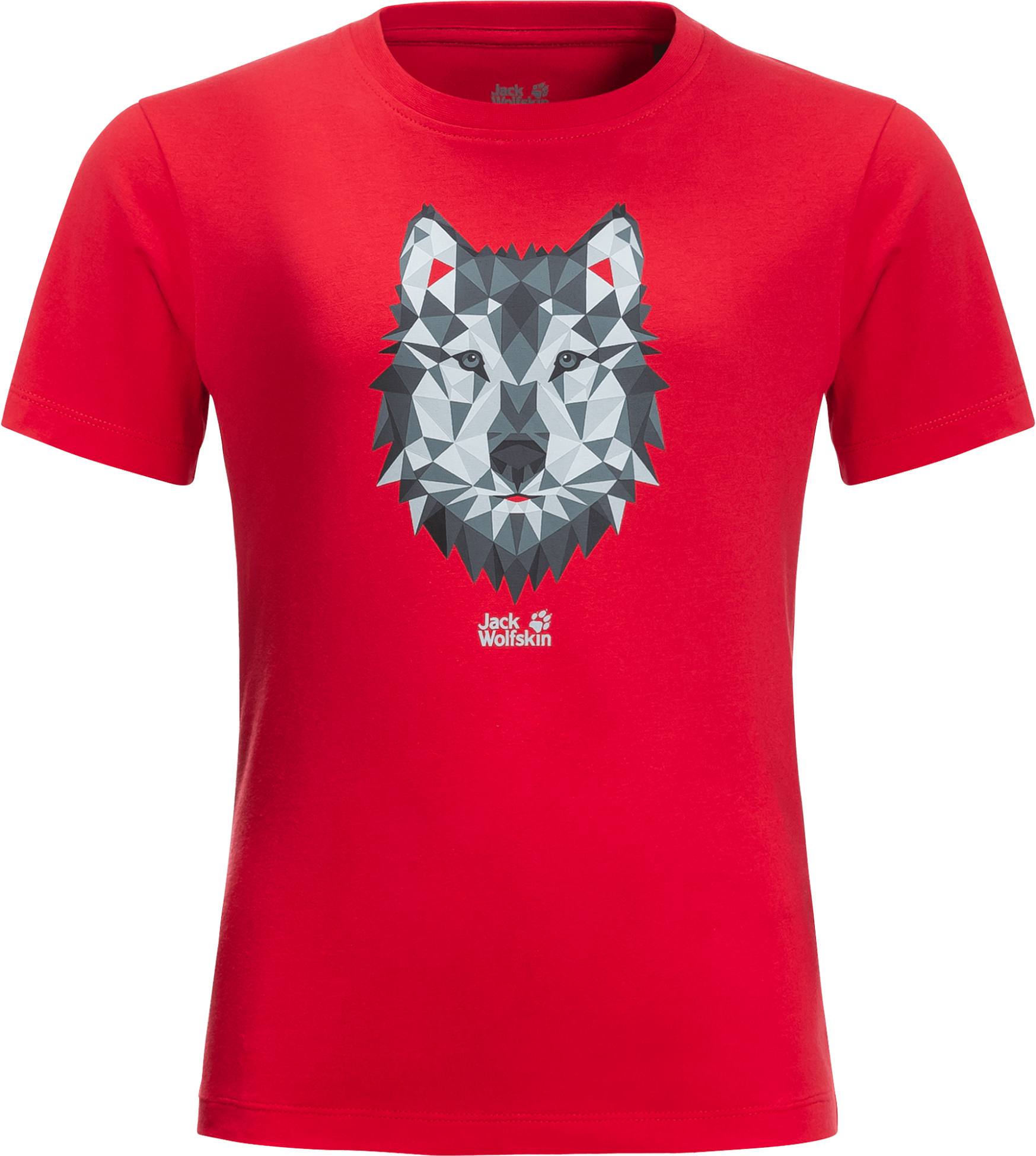 Brand Wolf Tee Kids Punainen 164