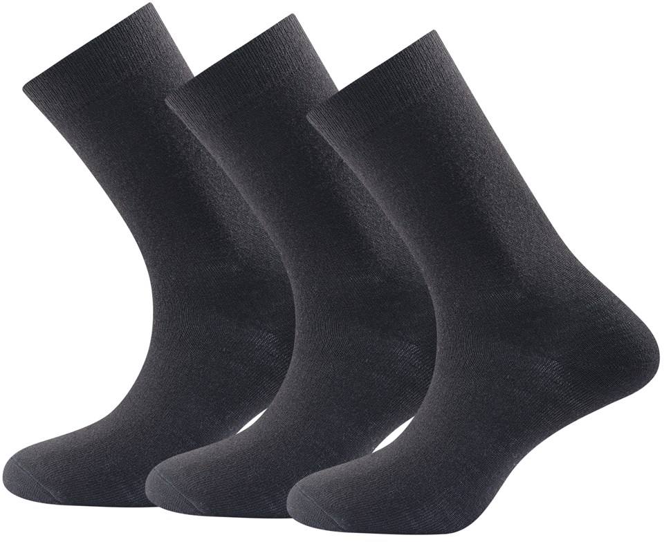 Devold Daily Light Socks 3-pack Musta 41 – 46