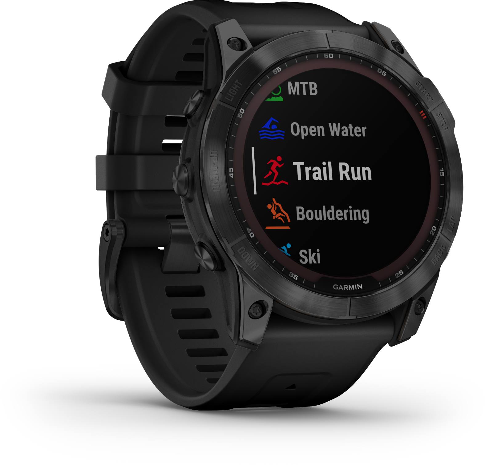 Garmin Fenix 7X Sapphire Solar Musta