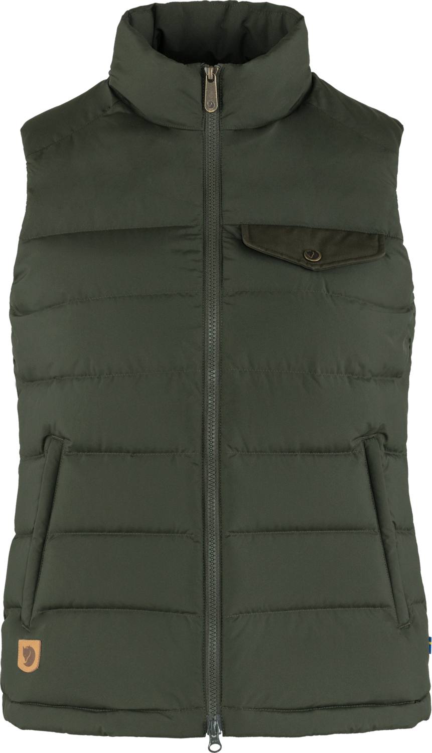 Greenland Down Liner Vest W Deep Forest XL