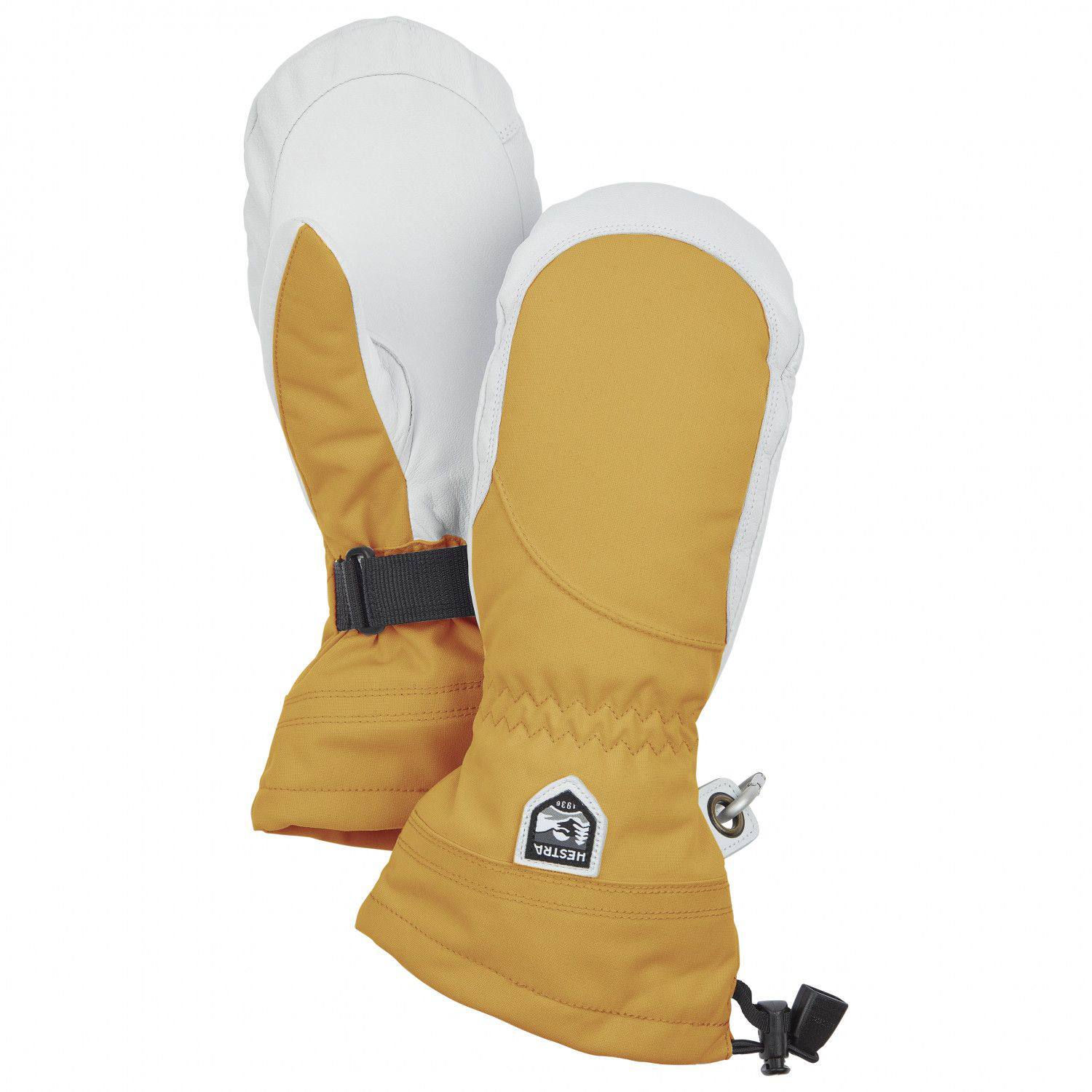 Hestra Army Leather Heli Ski Mitt Keltainen 10