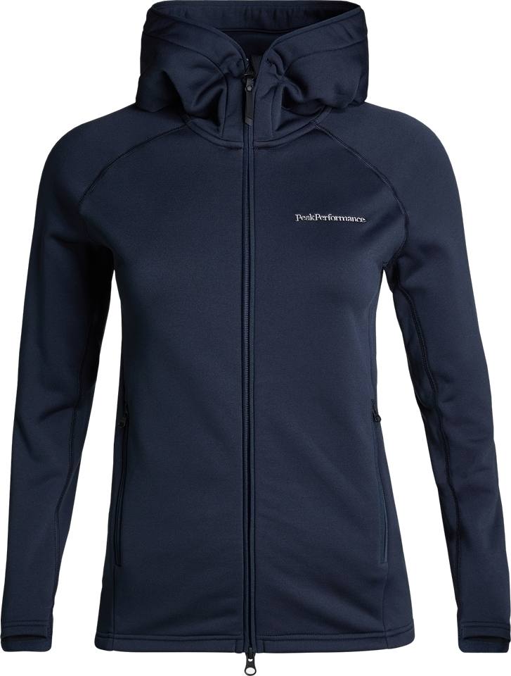 Peak Performance Women’s Chill Zip Hood Tummansininen L