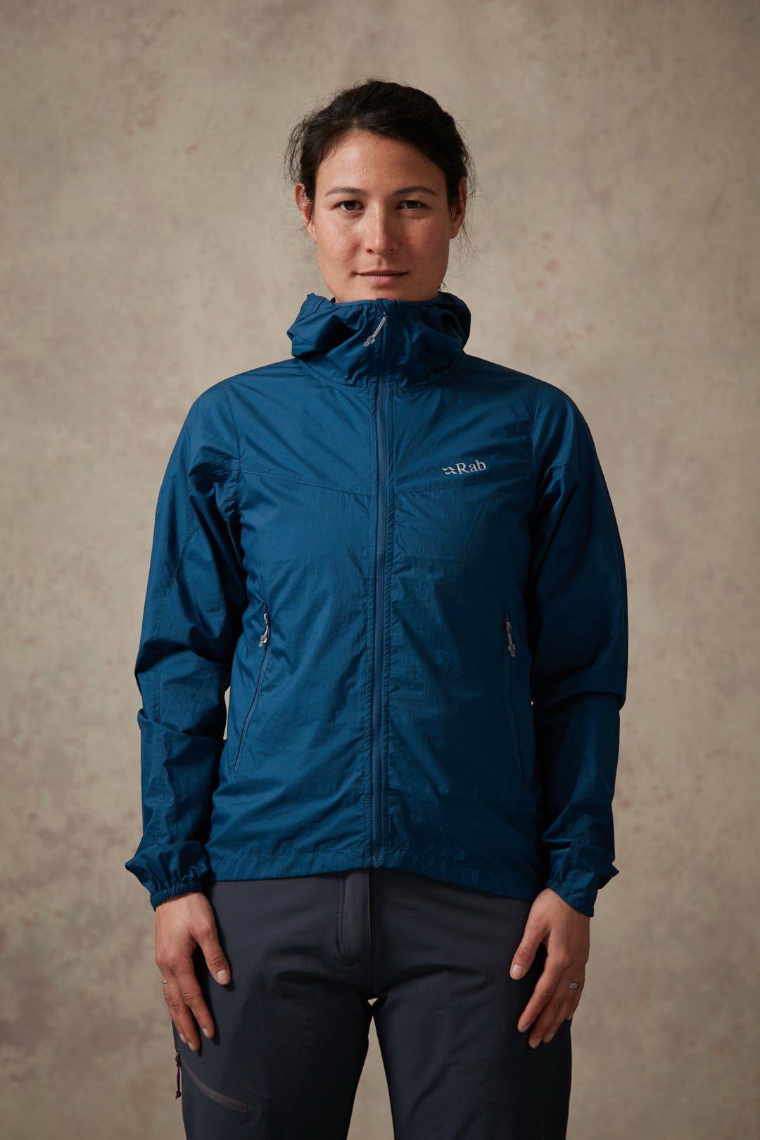 Rab Women’s Vital Windshell Hoody Ink 12