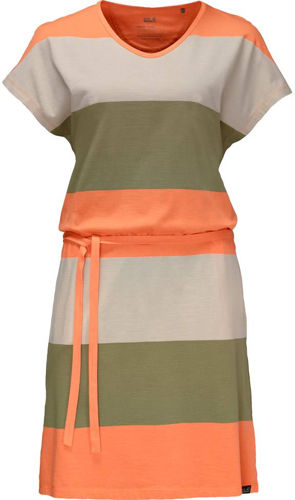 ISLA DEL SOL DRESS Khaki stripes S