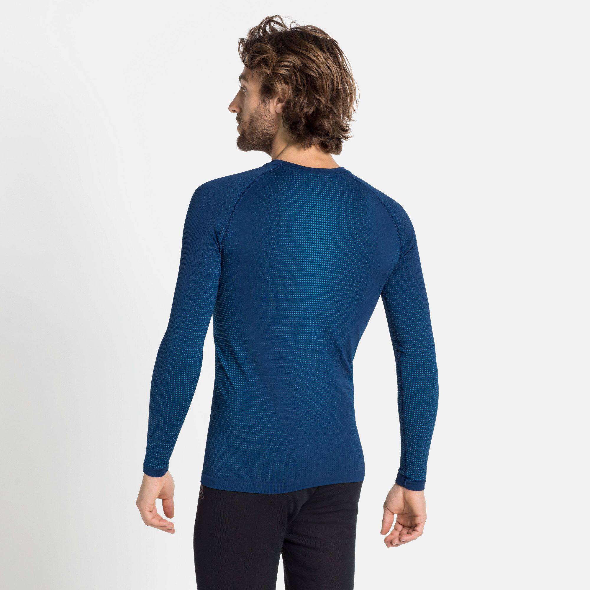 Men’s PERFORMANCE WARM ECO Long-Sleeve Base Layer Top Saphir L