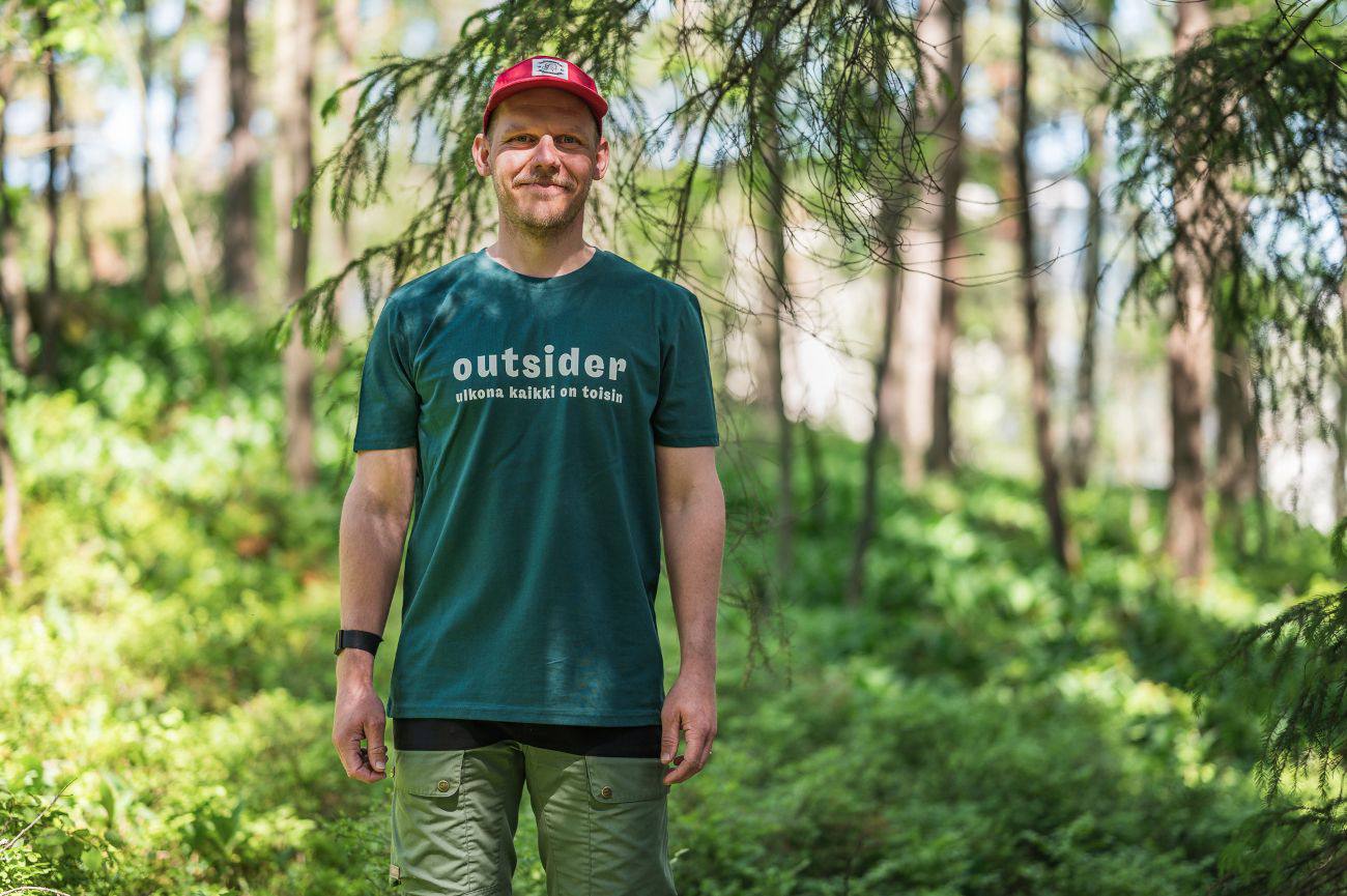 Scandinavian Outdoor Metsä t-paita outsider Vihreä XXS