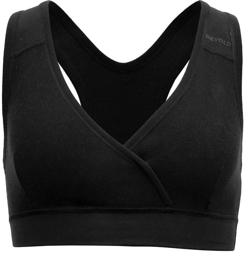 Nibba Fleece Merino Bra Caviar XS