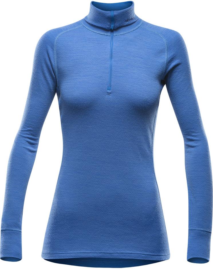 Duo Active Zip Neck Woman Vaaleansininen L