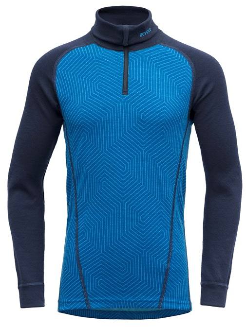 Devold Duo Active Junior Zipneck Sky Blue 16