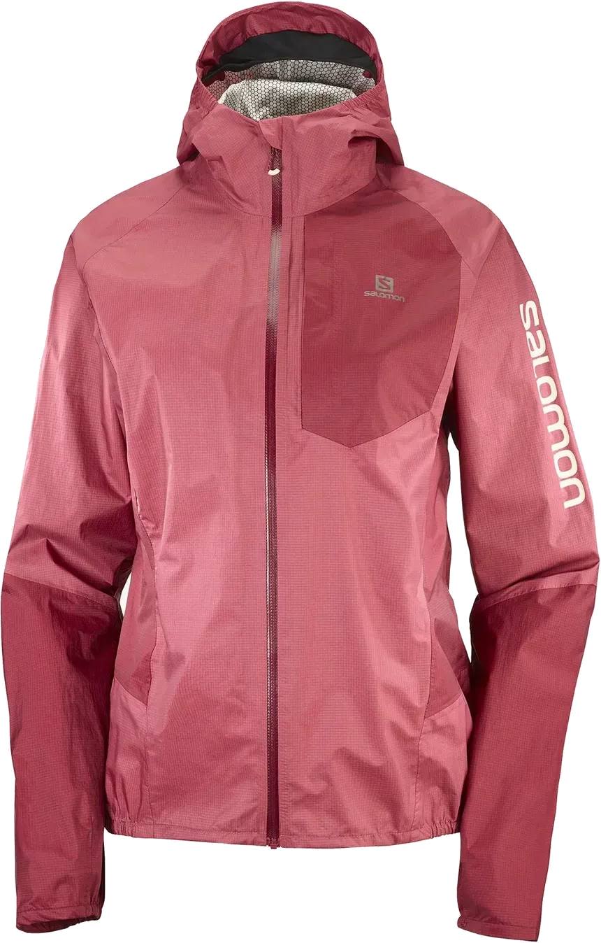 Salomon Bonatti WP W Jacket Vaaleanpunainen L