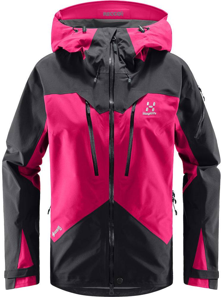 Haglöfs Spitz Jacket Women Pinkki / Harmaa XXL