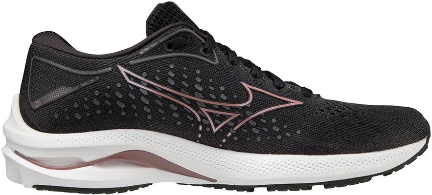 Mizuno Wave Rider 25 W Musta/Rose UK 7,5