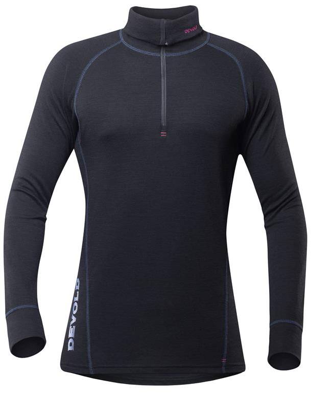 Devold Duo Active Zip Neck Men Musta XXL