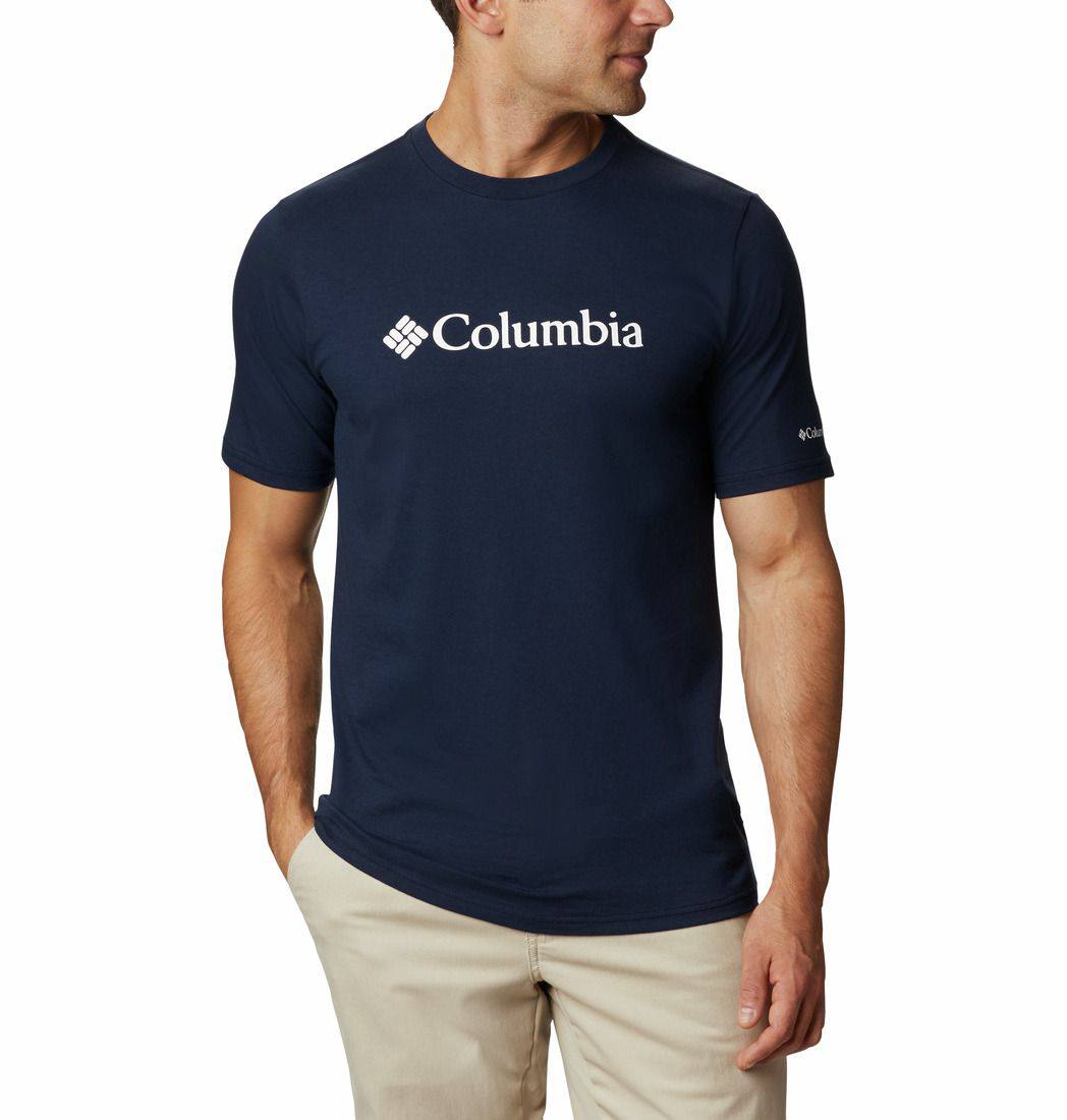 Columbia Basic Logo Tee Navy L