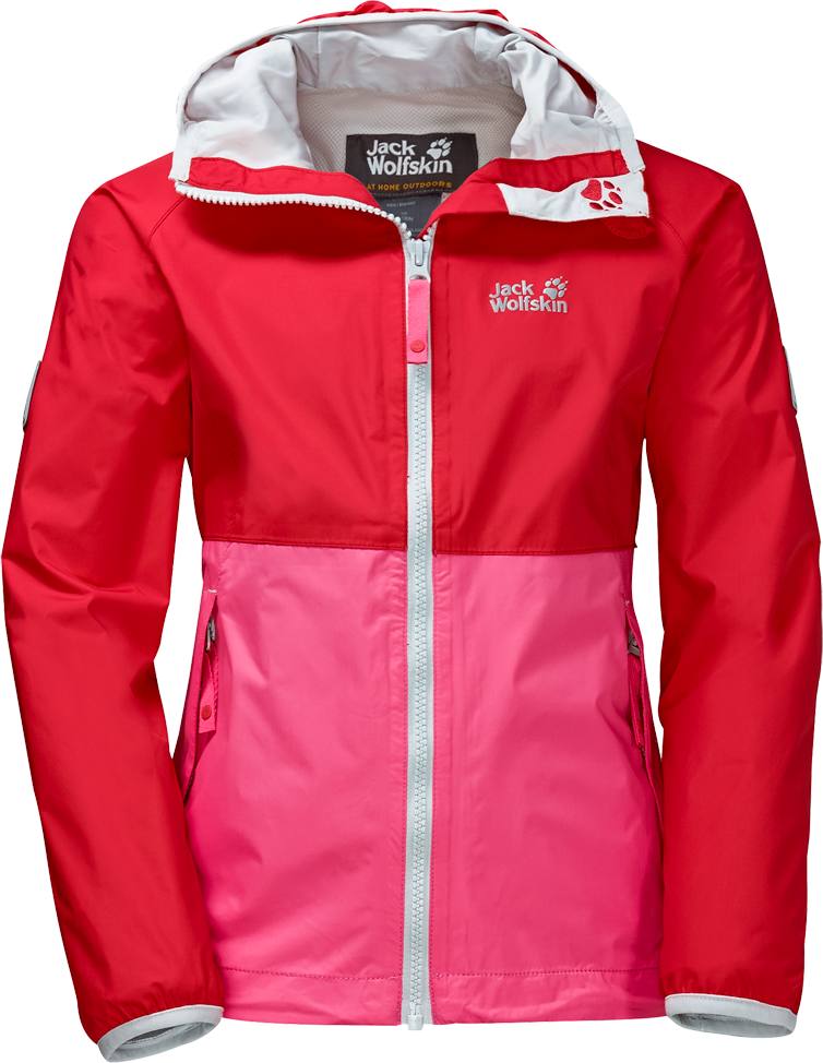 Rainy Days Texapore Jacket Girls Punainen 116