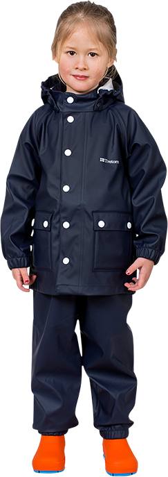 Kids Wings Raincoat Navy 140