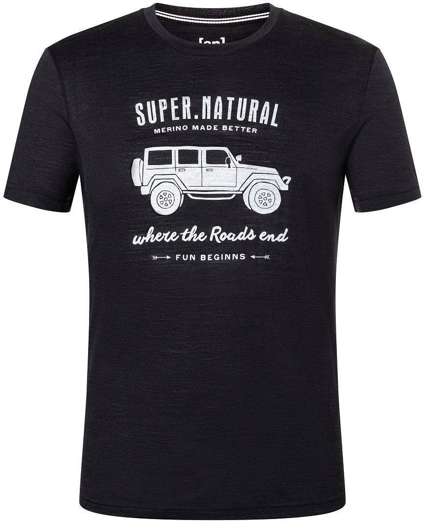 Supernatural All Terrain Tee Musta XXL