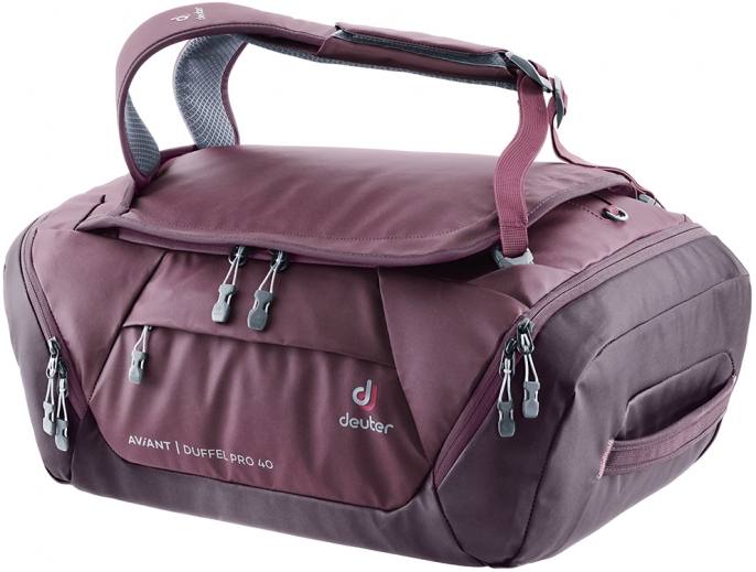 Deuter Aviant Duffel Pro 40 Tummanpunainen