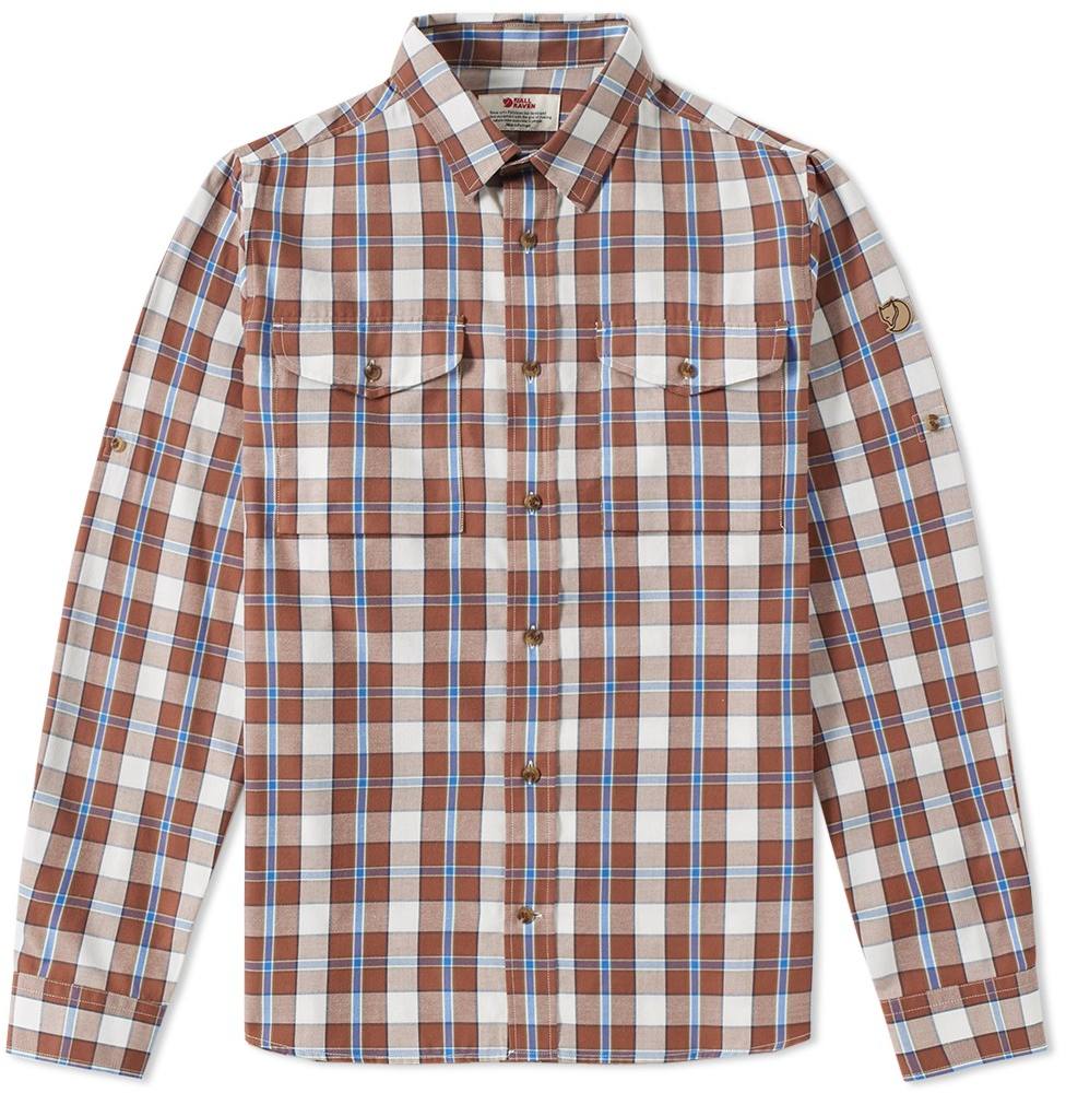 Singi Flannel Shirt LS Rust S