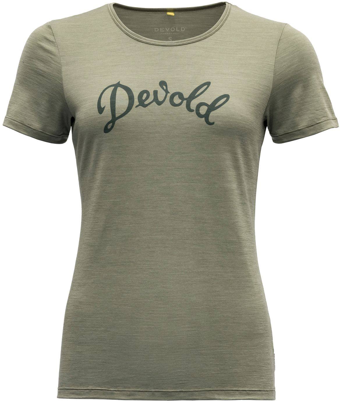 Devold Myrull W Tee Lichen Green S