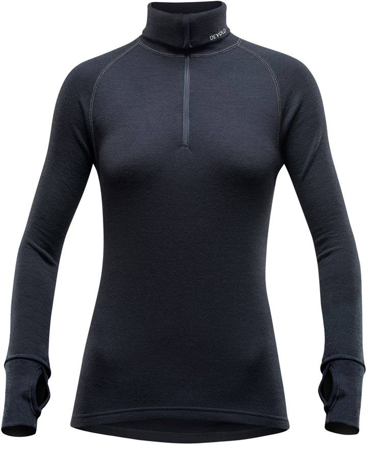 Devold Expedition Lady Zip Neck Musta M