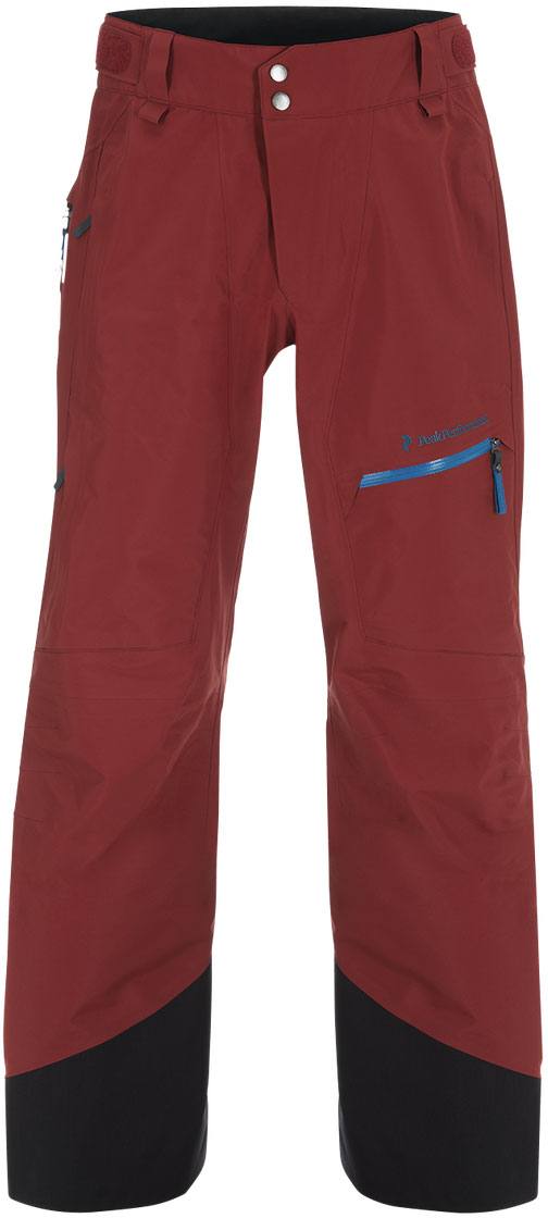 Heli Alpine Pants Tummanpunainen M