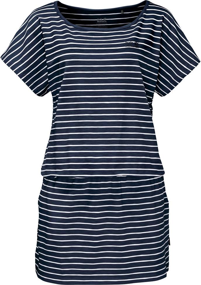 TRAVEL STRIPED DRESS Midnightblue stripes L