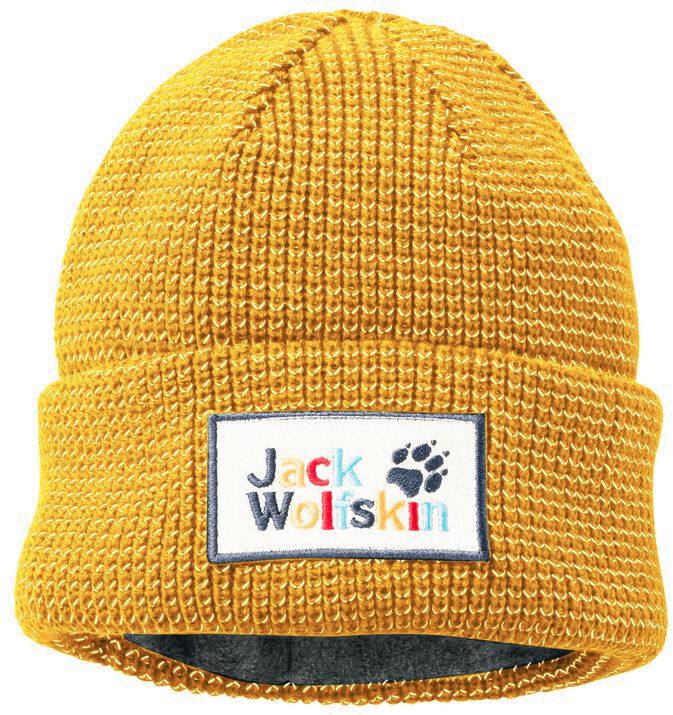 Jack Wolfskin Night Hawk Cap Kids Keltainen