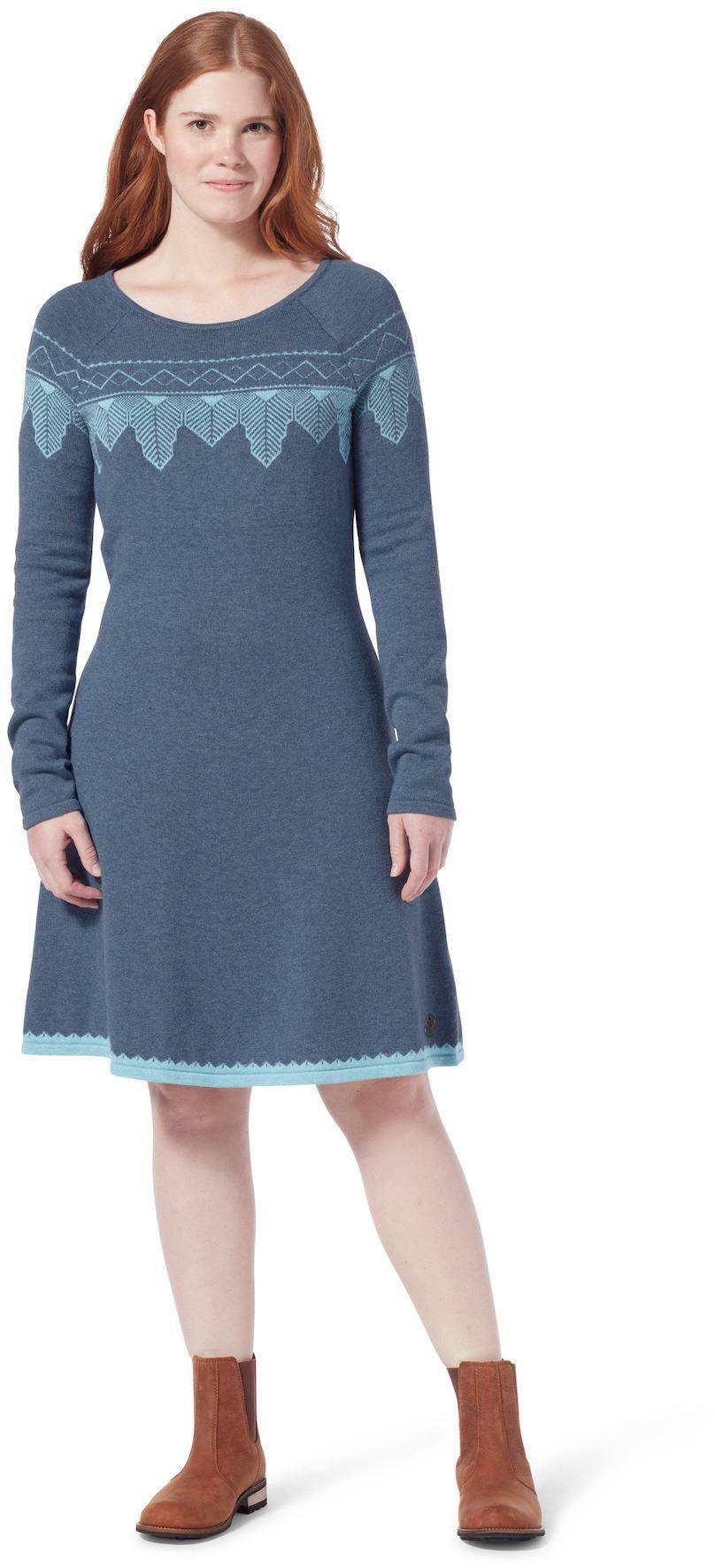 All Season Sweater Dress Vaaleansininen S