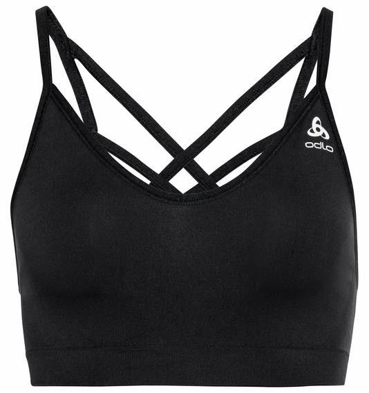 Seamless Soft Sports Bra Musta / Harmaa XS